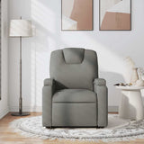 Fauteuil de massage inclinable Gris foncé Tissu