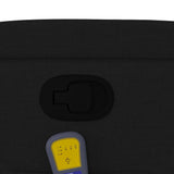 Fauteuil de massage inclinable Noir Tissu