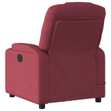 Fauteuil de massage inclinable Rouge bordeaux Tissu