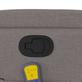 Fauteuil de massage inclinable Taupe Tissu