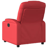 Fauteuil inclinable Rouge Similicuir