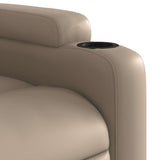 Fauteuil de massage inclinable Cappuccino Similicuir
