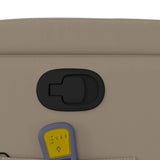 Fauteuil de massage inclinable Cappuccino Similicuir