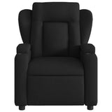Fauteuil inclinable Noir Tissu