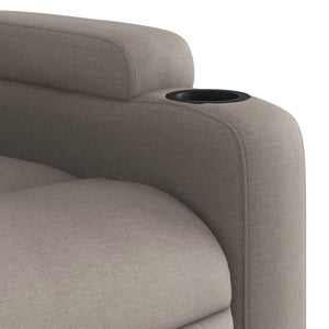 Fauteuil inclinable Taupe Tissu