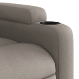Fauteuil inclinable Taupe Tissu