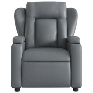 Fauteuil inclinable Gris Similicuir