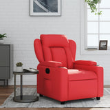 Fauteuil inclinable Rouge Similicuir