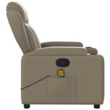Fauteuil de massage inclinable Cappuccino Similicuir
