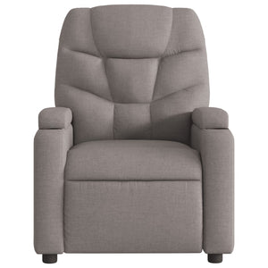Fauteuil inclinable Taupe Tissu