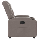 Fauteuil inclinable Taupe Tissu
