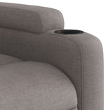 Fauteuil inclinable Taupe Tissu