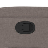 Fauteuil inclinable Taupe Tissu