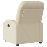 Fauteuil inclinable Crème Tissu