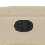 Fauteuil inclinable Crème Tissu
