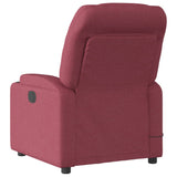 Fauteuil de massage inclinable Rouge bordeaux Tissu