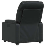 Fauteuil de massage inclinable Noir Similicuir