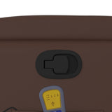 Fauteuil de massage inclinable Marron Similicuir