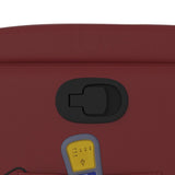 Fauteuil de massage inclinable Rouge bordeaux Similicuir