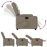 Fauteuil de massage inclinable Cappuccino Similicuir