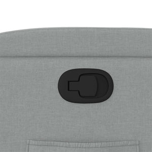 Fauteuil inclinable Gris clair Tissu