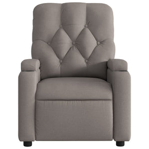Fauteuil inclinable Taupe Tissu