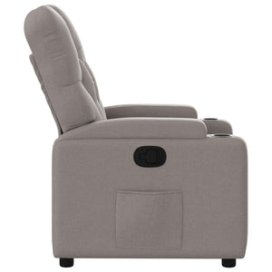 Fauteuil inclinable Taupe Tissu