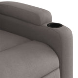 Fauteuil inclinable Taupe Tissu