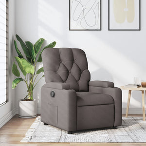 Fauteuil inclinable Taupe Tissu