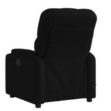 Fauteuil de massage inclinable Noir Tissu