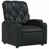 Fauteuil inclinable Noir Similicuir