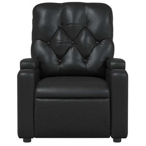 Fauteuil inclinable Noir Similicuir