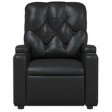 Fauteuil inclinable Noir Similicuir