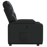 Fauteuil inclinable Noir Similicuir