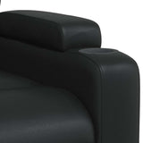 Fauteuil inclinable Noir Similicuir