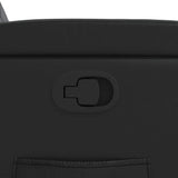 Fauteuil inclinable Noir Similicuir