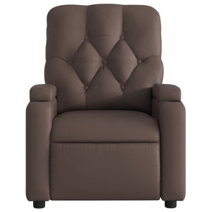 Fauteuil inclinable Marron Similicuir