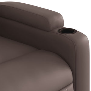 Fauteuil inclinable Marron Similicuir