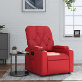 Fauteuil inclinable Rouge Similicuir