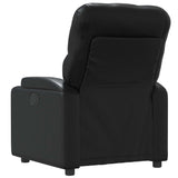 Fauteuil de massage inclinable Noir Similicuir