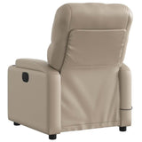 Fauteuil de massage inclinable Cappuccino Similicuir