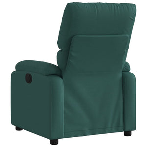 Fauteuil inclinable Vert foncé Tissu
