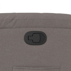 Fauteuil inclinable Taupe Tissu