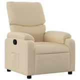 Fauteuil inclinable Crème Tissu