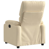 Fauteuil inclinable Crème Tissu