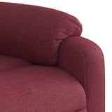 Fauteuil de massage inclinable Rouge bordeaux Tissu