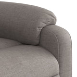 Fauteuil de massage inclinable Taupe Tissu