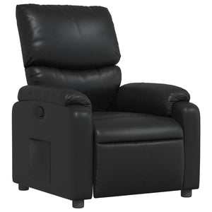 Fauteuil inclinable Noir Similicuir