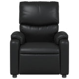Fauteuil inclinable Noir Similicuir