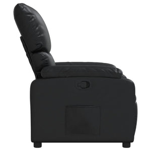 Fauteuil inclinable Noir Similicuir
